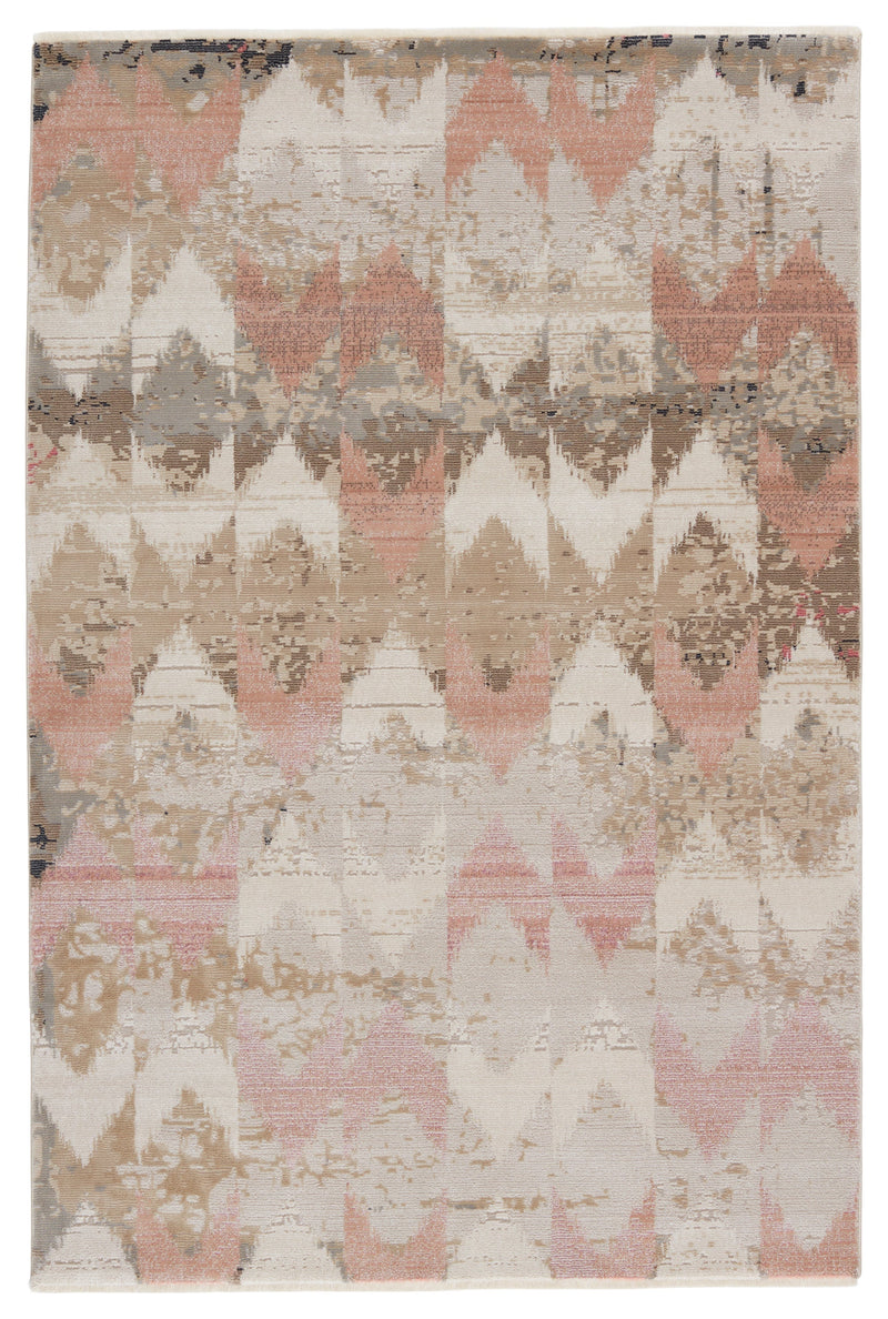 Sanaa Zevi Beige & Light Pink Rug by Nikki Chu 1