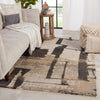 Sanaa Lehana Dark Brown & Ivory Rug by Nikki Chu 5