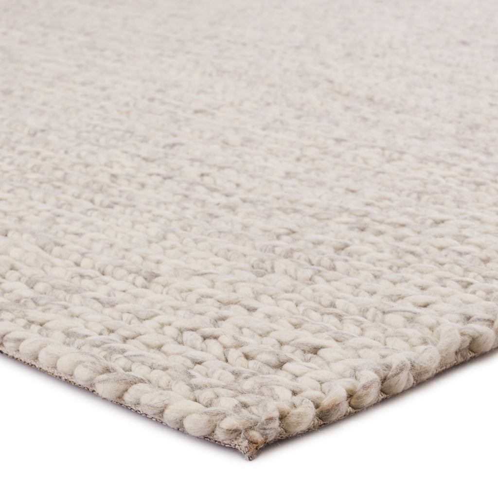 Scandinavia Dula Braiden Handwoven Cream & Light Gray Rug 2