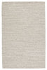 Scandinavia Dula Braiden Handwoven Cream & Light Gray Rug 1