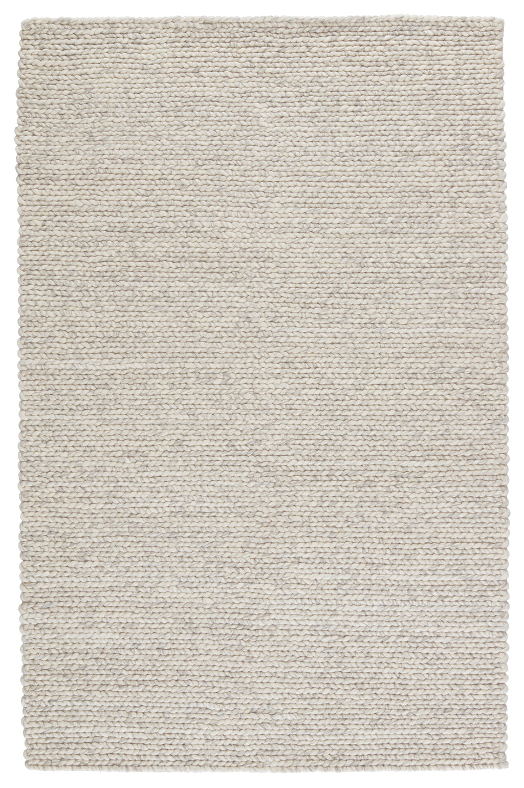 Scandinavia Dula Braiden Handwoven Cream & Light Gray Rug 1