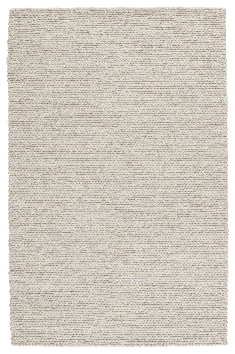 Scandinavia Dula Braiden Handwoven Cream & Light Gray Rug 1