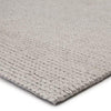 Braiden Handmade Solid Light Gray Area Rug