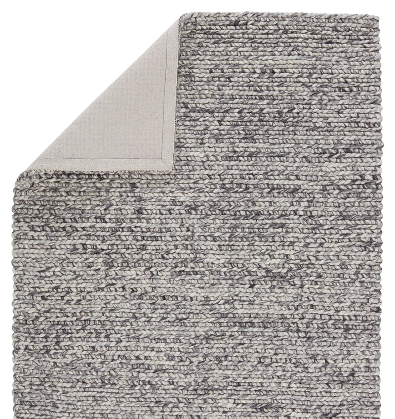 Scandinavia Dula Braiden Handwoven Gray & Ivory Rug 3