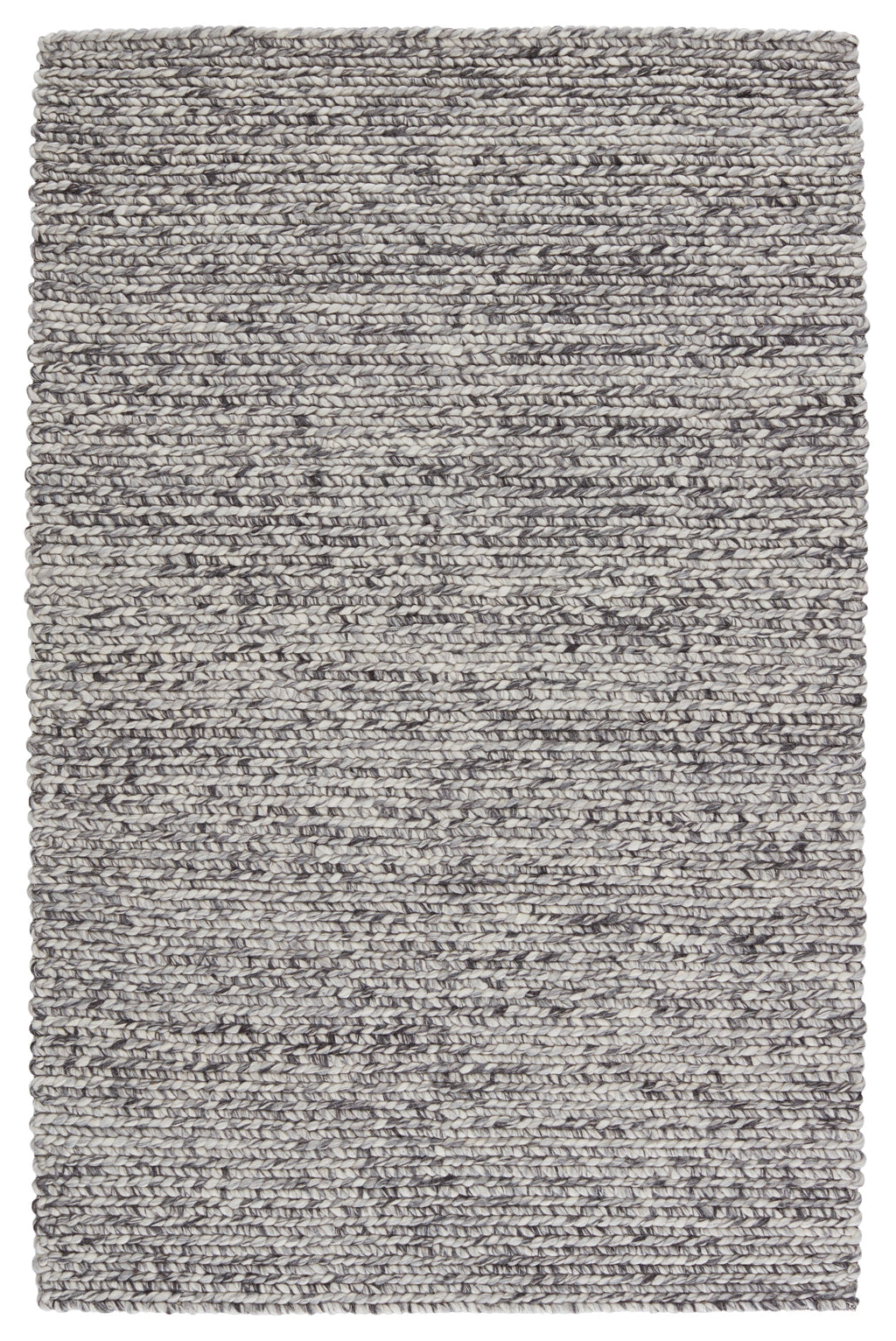 Scandinavia Dula Braiden Handwoven Gray & Ivory Rug 1