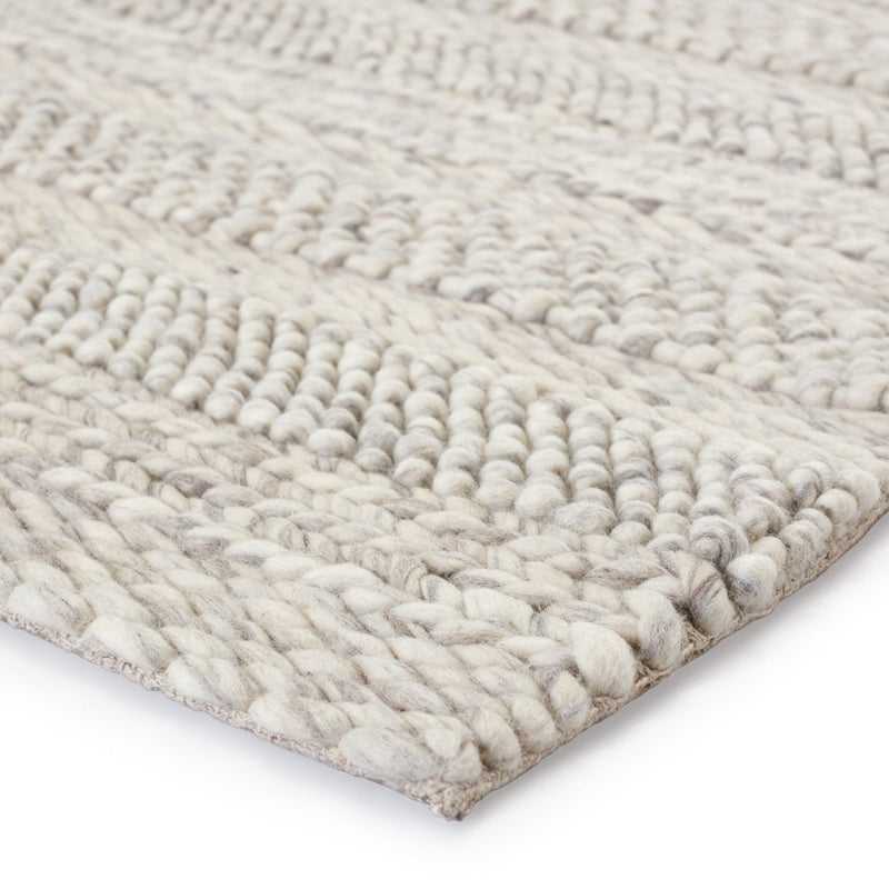 Scandinavia Dula Handwoven Lagom Ivory & Light Gray Rug 2