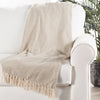 Cannon Gray & Cream Chevron Throw