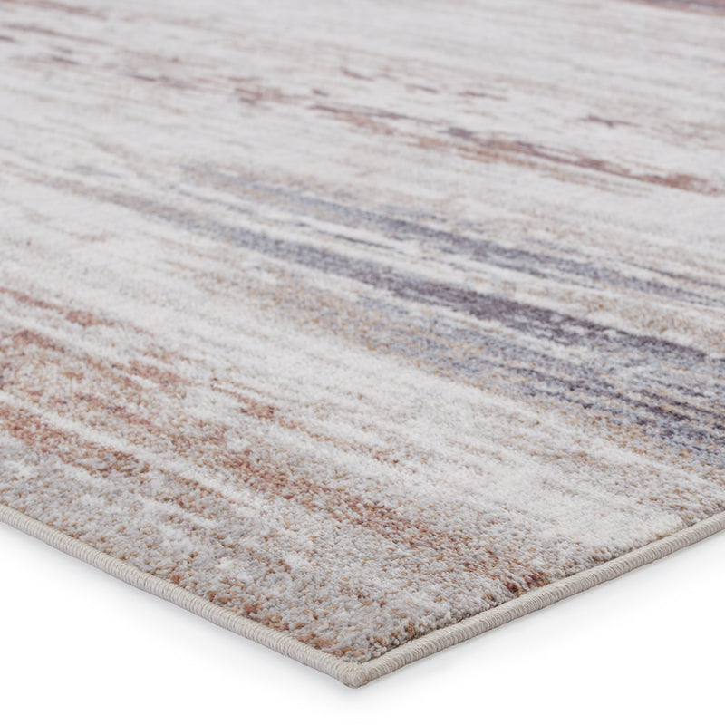 Seismic Oberon Light Gray & Brown Rug 2