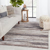 Seismic Favre Light Gray & Charcoal Rug 5