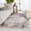 Seismic Sixton Light Gray & Brown Rug 5