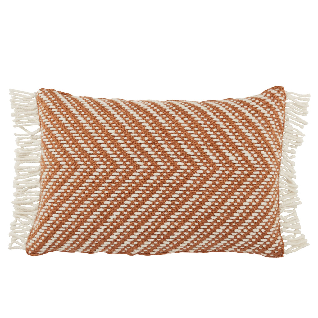 Settia Odessa Indoor/Outdoor Terracotta & Ivory Pillow 1