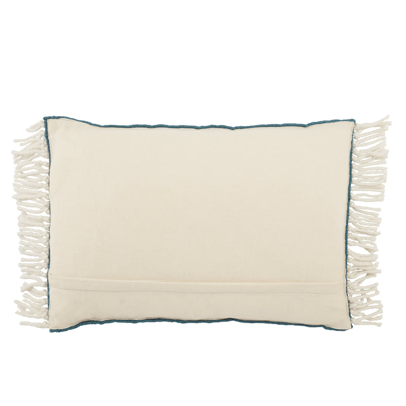 Settia Odessa Indoor/Outdoor Blue & Ivory Pillow 2