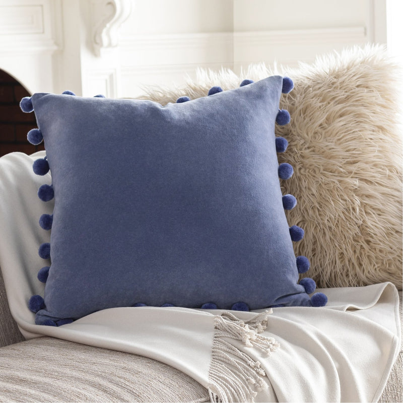 Serengeti SGI-005 Velvet Pillow in Denim by Surya