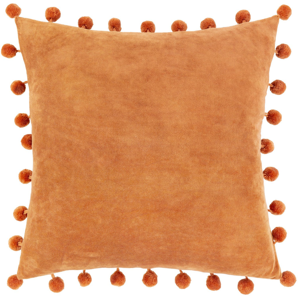 Serengeti SGI-006 Velvet Pillow in Burnt Orange by Surya