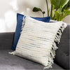 Saugatuck SGK-001 Woven Pillow in Cream by Surya