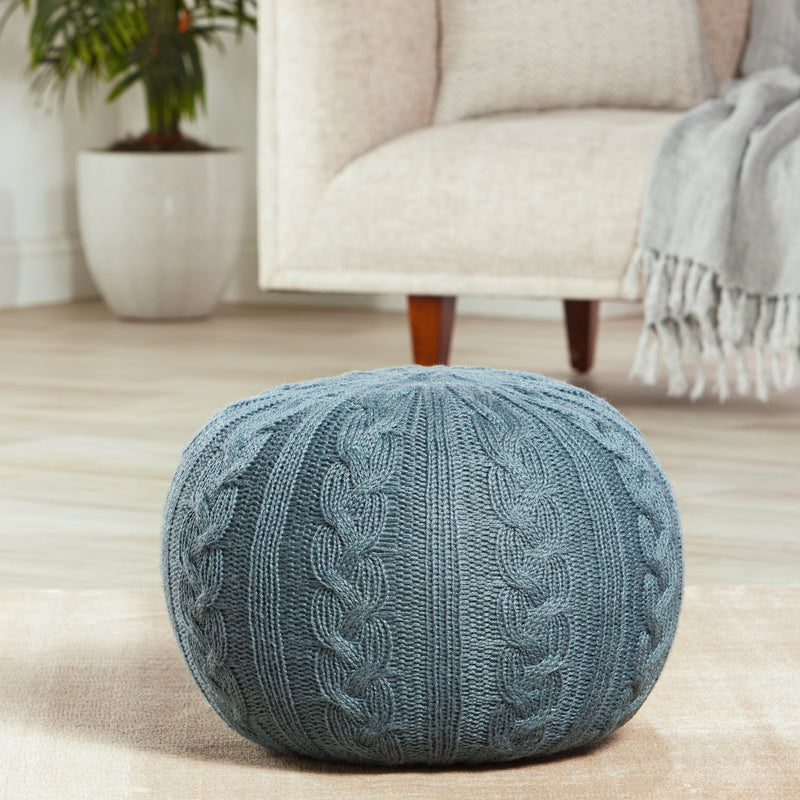 Sitka Norah Blue Pouf 3