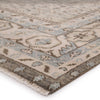 Farwell Hand-Knotted Medallion Blue & Ivory Area Rug