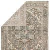 Flynn Hand-Knotted Medallion Gray & Blue Area Rug