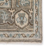 Flynn Hand-Knotted Medallion Gray & Blue Area Rug