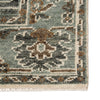 Slayton Hand-Knotted Medallion Ivory & Light Teal Area Rug