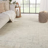 Ginerva Hand-Knotted Oriental Cream & Green Rug by Jaipur Living