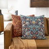 Shelter SLT-001 Woven Pillow in Dark Blue & Mint by Surya