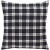 Stanley SLY-003 Woven Pillow in Black & Silver Grey by Surya