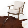 Cardin Brown & White Cowhide Rug