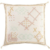 Sambramba SMB-001 Woven Pillow in White by Surya