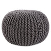 Spectrum Rays Asilah Indoor/Outdoor Dark Gray Pouf 1