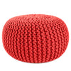 Spectrum Rays Asilah Indoor/Outdoor Red Pouf 1