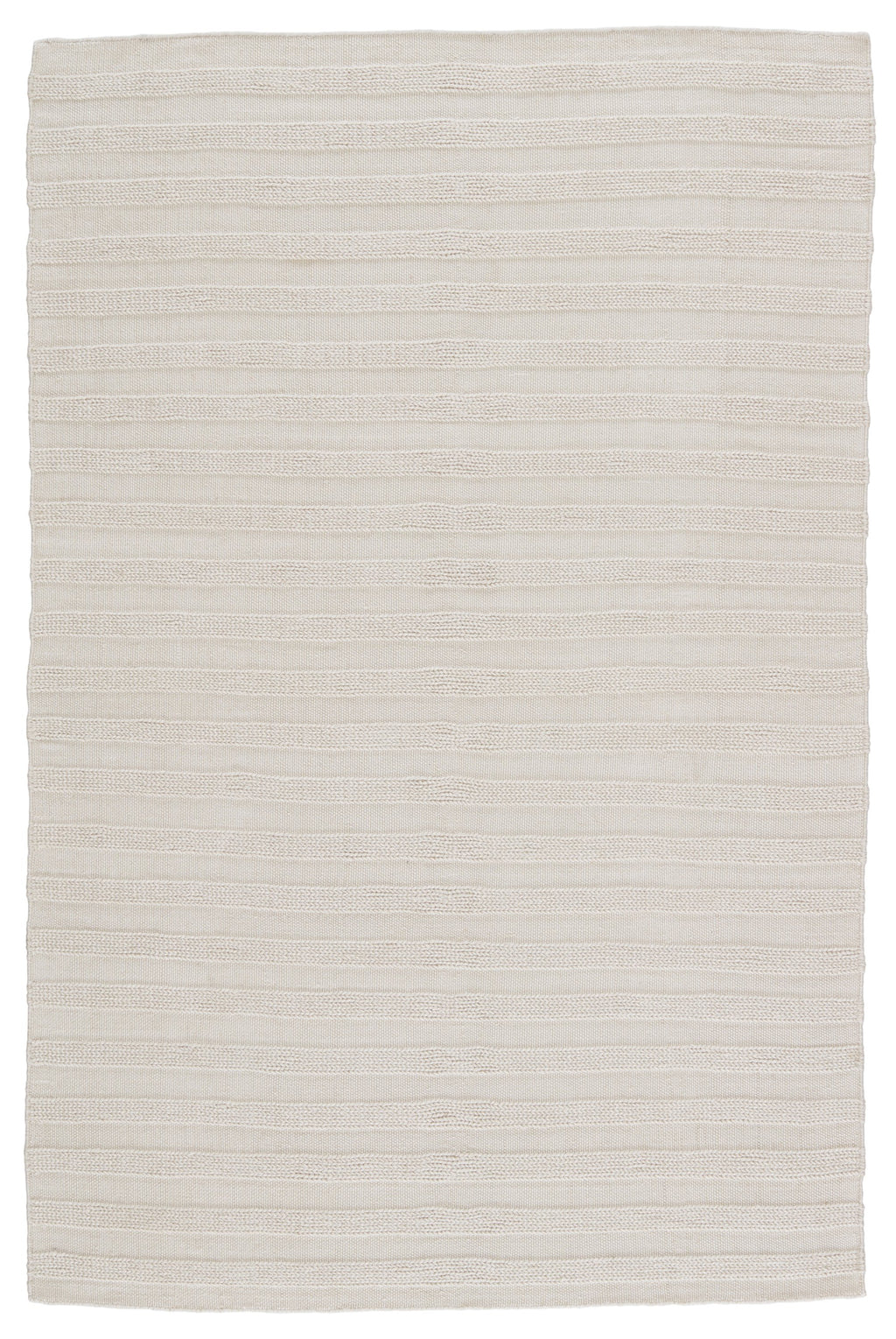 Miradero Indoor/Outdoor Striped Ivory Rug