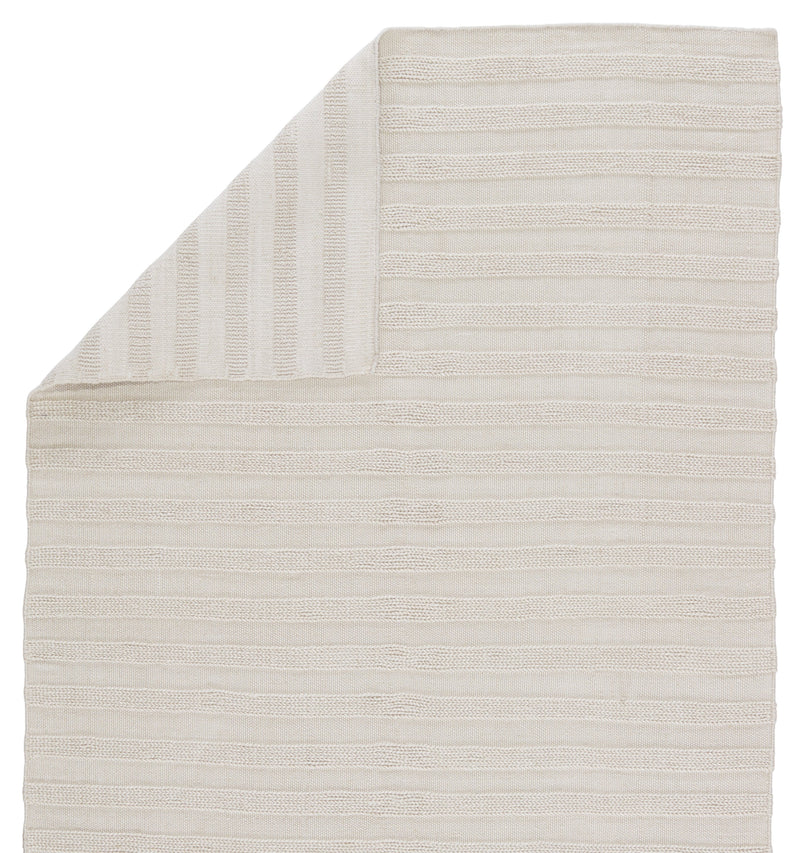 Miradero Indoor/Outdoor Striped Ivory Rug