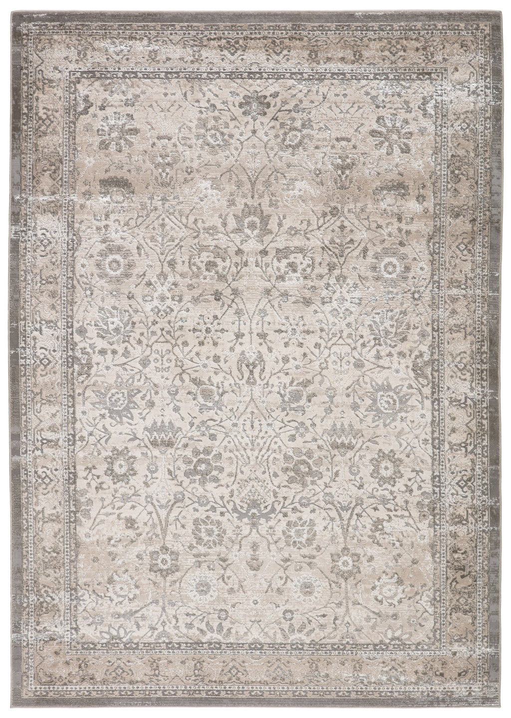 Odel Oriental Gray & White Rug by Jaipur Living