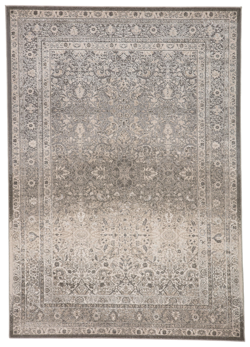 Safiyya Oriental Gray & White Rug by Jaipur Living