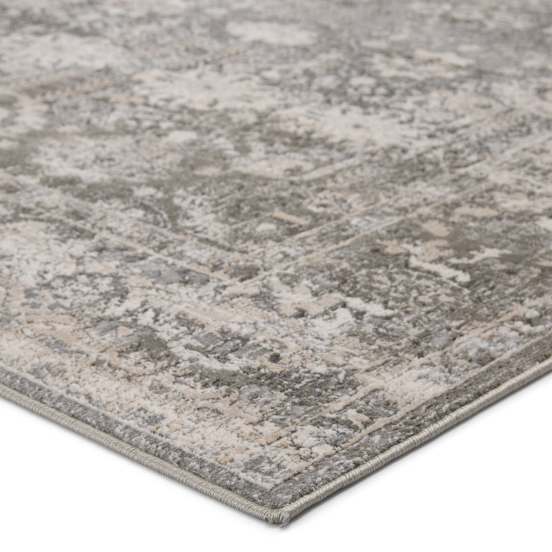 Valente Oriental Gray & White Rug by Jaipur Living