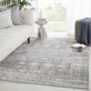 Valente Oriental Gray & White Rug by Jaipur Living