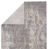 Druzy Abstract Gray & Cream Area Rug