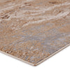 Druzy Abstract Gold & Gray Area Rug