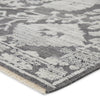 Riona Handmade Floral Gray & White Rug