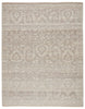 Ayres Handmade Floral Taupe & Gray Rug