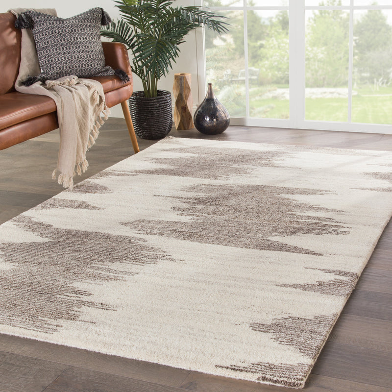 Sono Ozark Hand Knotted Ivory & Light Brown Rug 5