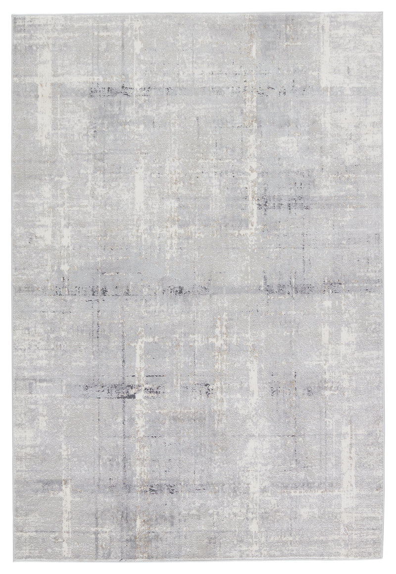 Solace Lavato Light Gray & Cream Rug 1