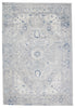 Solace Dianella Light Gray & Dark Blue Rug 1