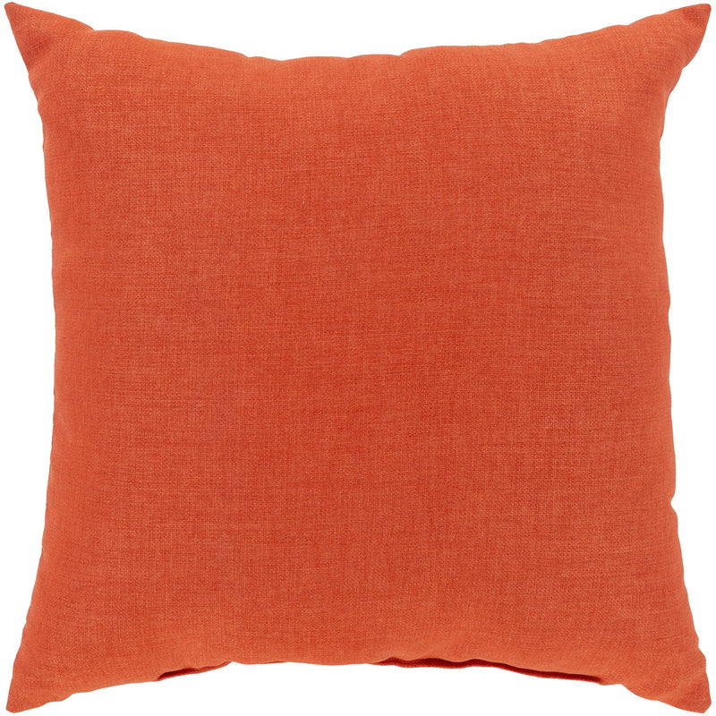 Storm Woven Pillow in Burnt Orange