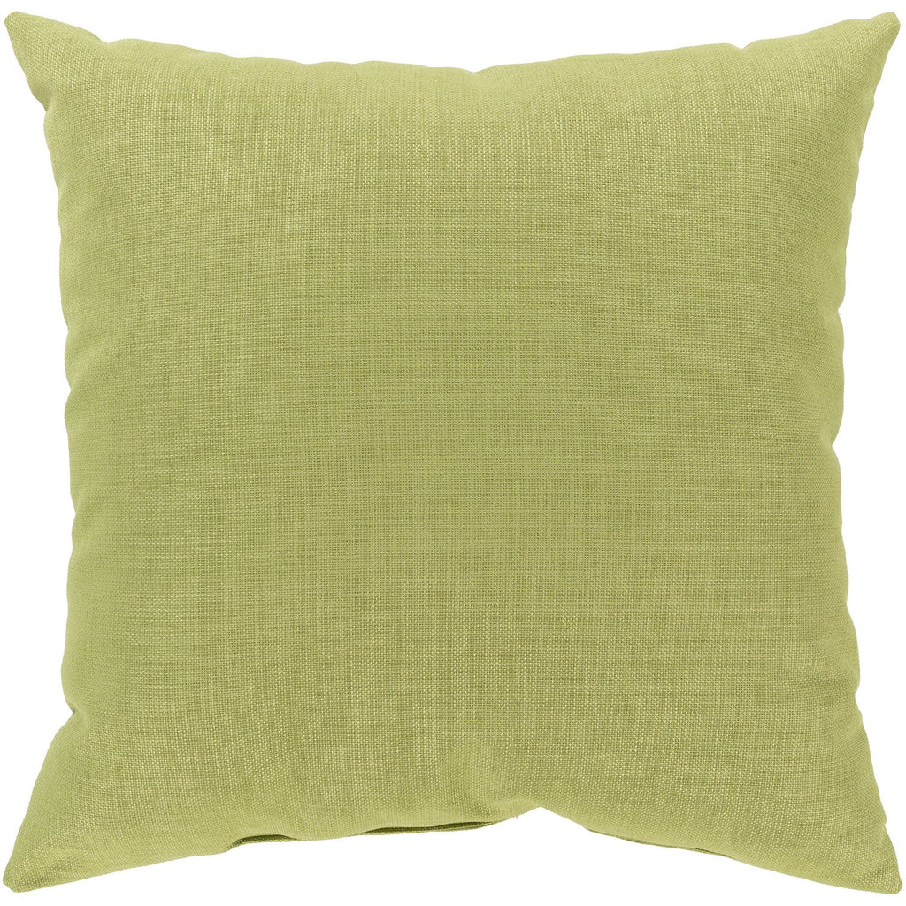 Storm Woven Pillow in Lime