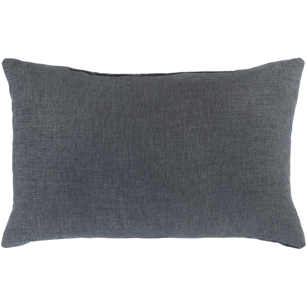 Storm SOM-006 Woven Pillow in Charcoal by Surya