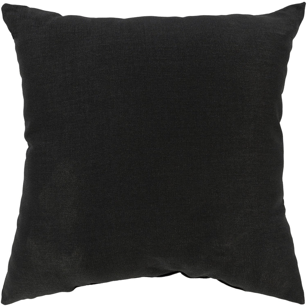 Storm Woven Pillow in Black