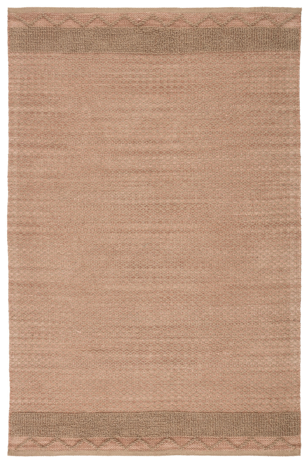 Curran Natural Border Pink/ Tan Rug by Jaipur Living