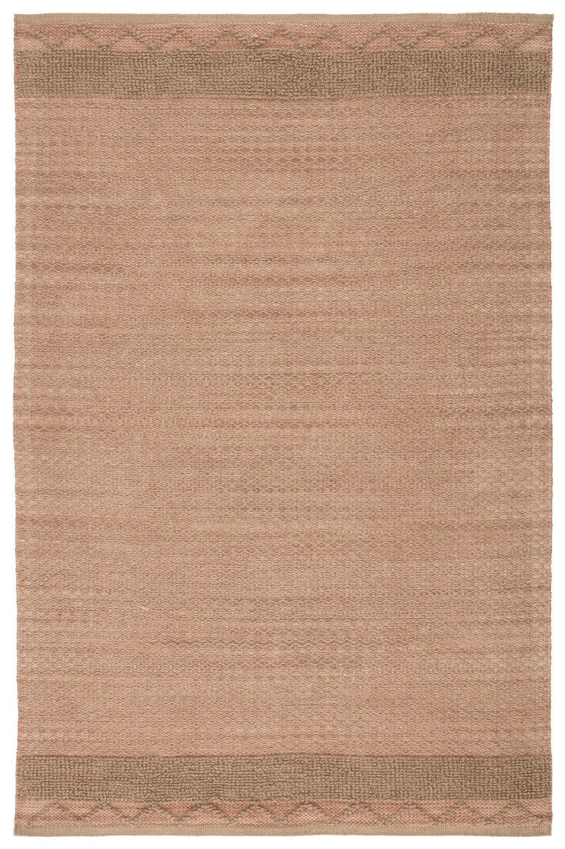 Curran Natural Border Pink/ Tan Rug by Jaipur Living